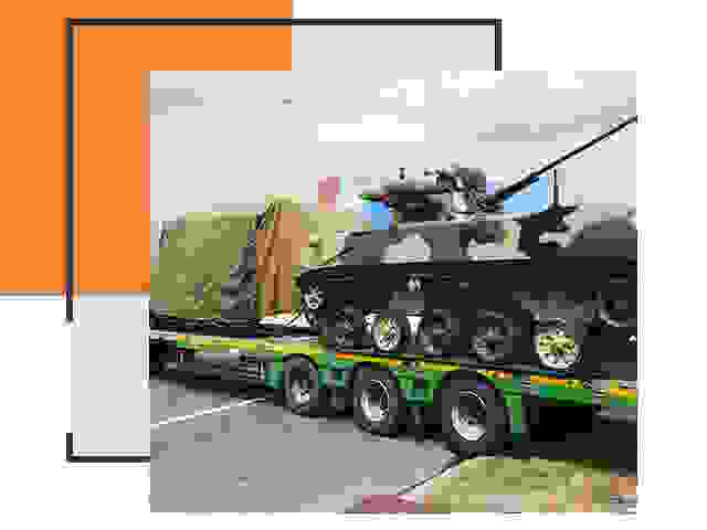 Перевозка военной техники в Кинешме